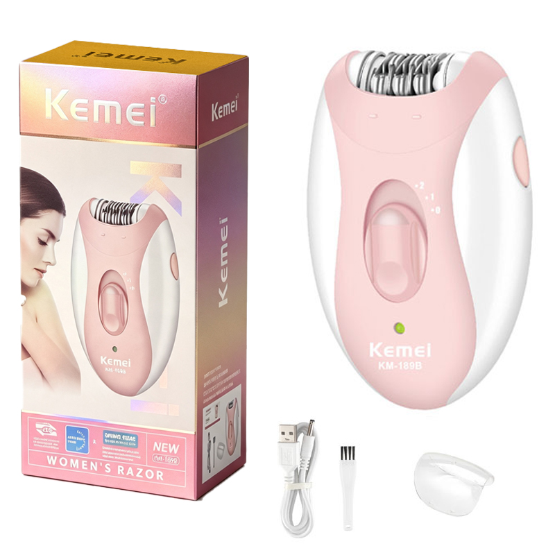 Epilator Wireless - Kemei Epilatore da donna Depilazione elettrica